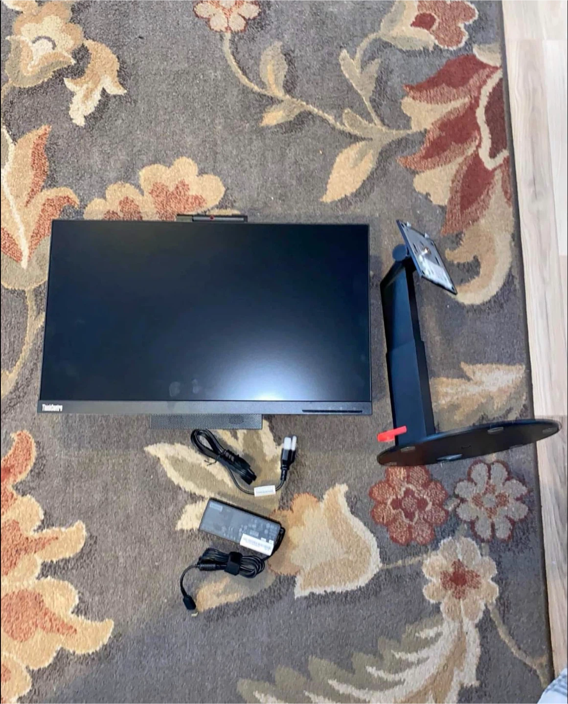 BRAND NEW Lenovo Monitor with Stand and Power Adapter