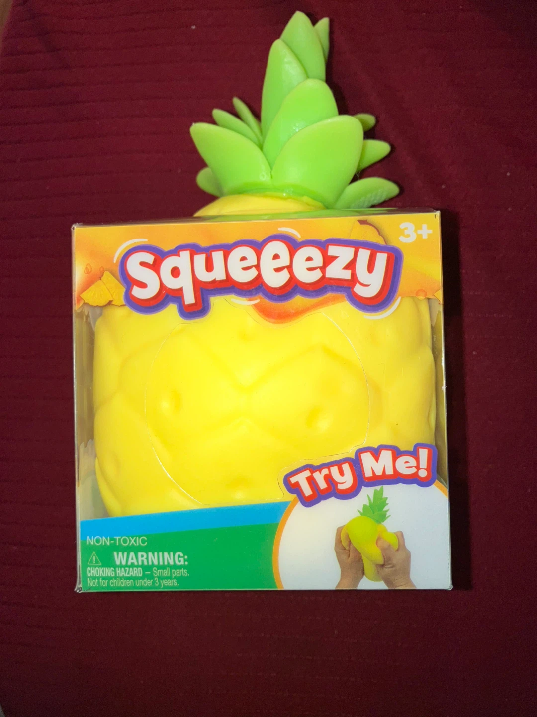 Squeezy Pineapple Squishy Toy