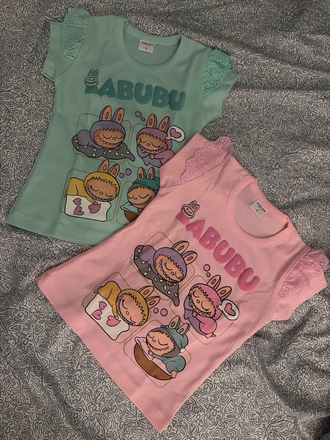 Labubu Kids T-shirts (2 Pack) Size 4