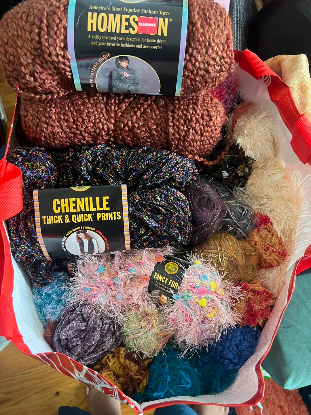 Homespun & Chenille Yarn Bundle