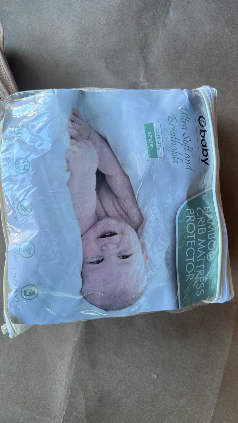 OBaby Bamboo Crib Mattress Protector