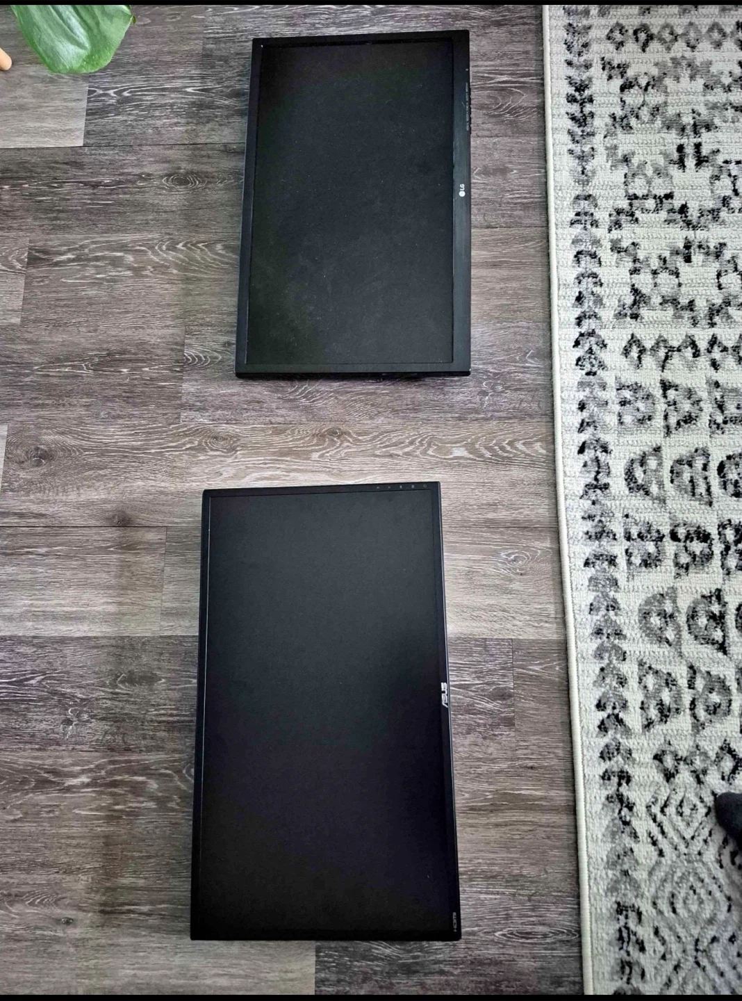Two monitors