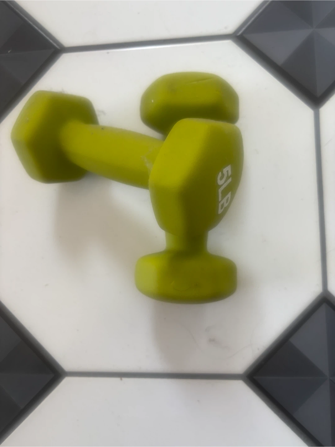 Lime Green 5LB Dumbbell
