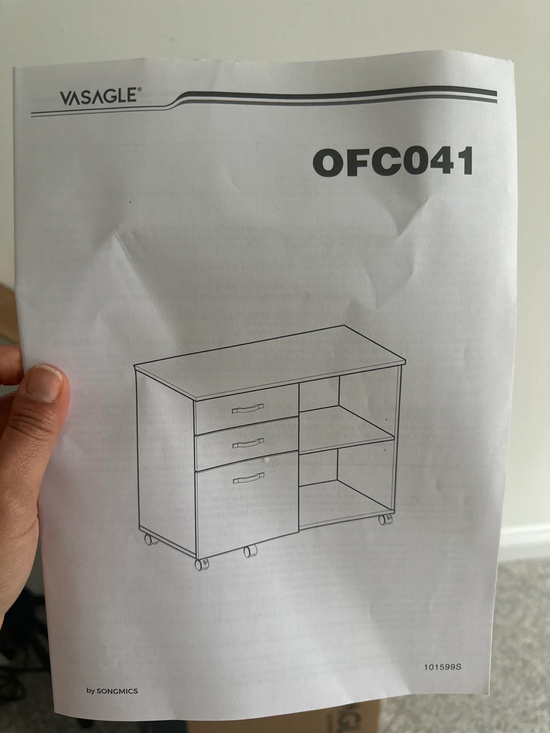 VASAGLE OFC041 File Cabinet