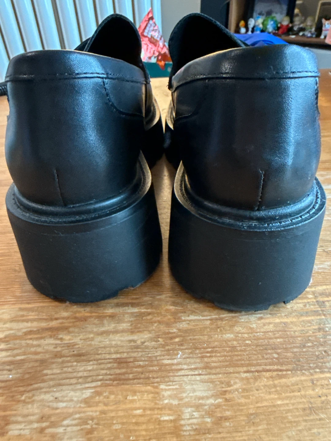 ALDO Black Leather Platform Loafers - photo 5