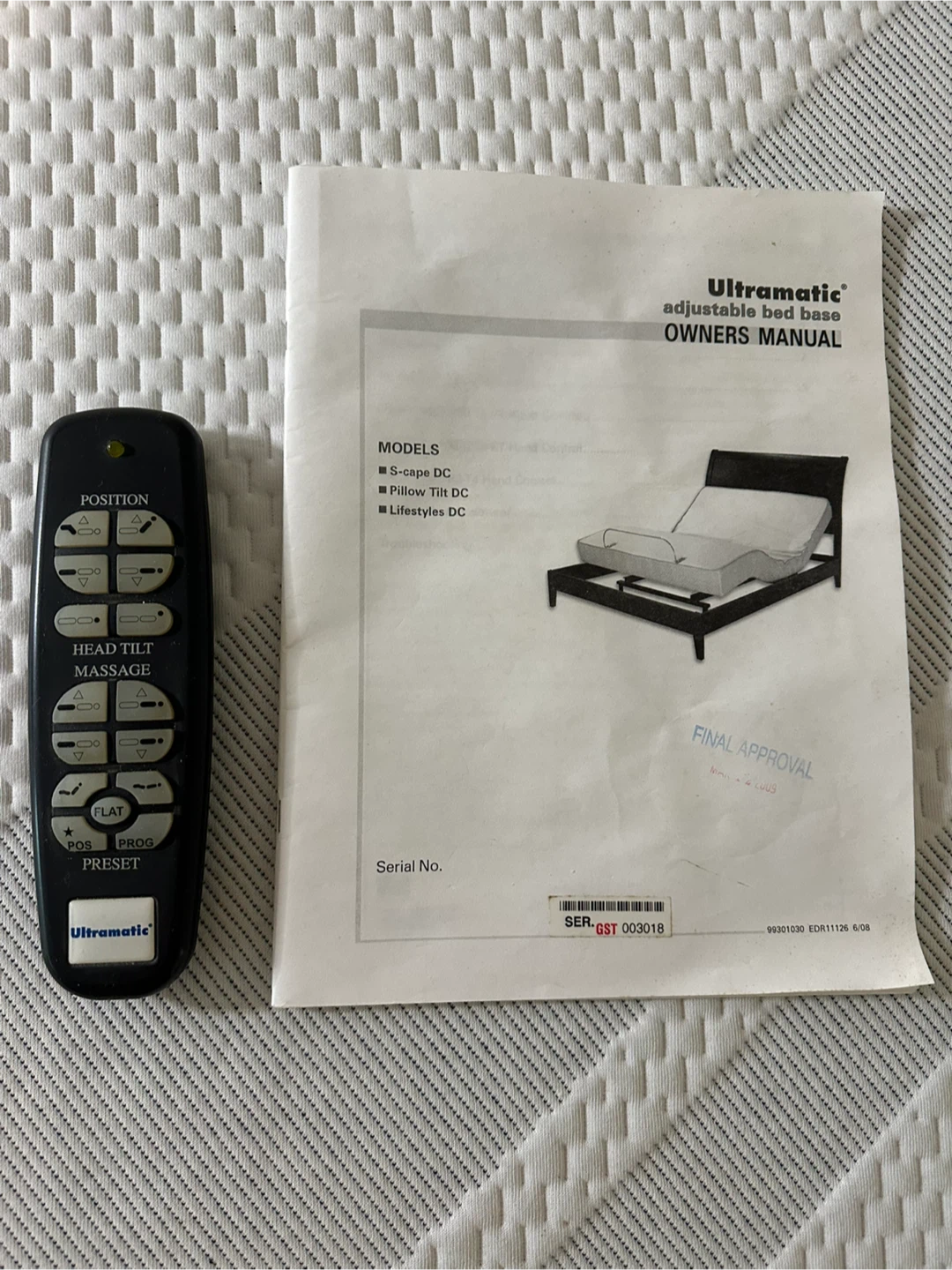 Ultramatic Adjustable Bed Base with Tempur-Pedic Mattress - photo 2