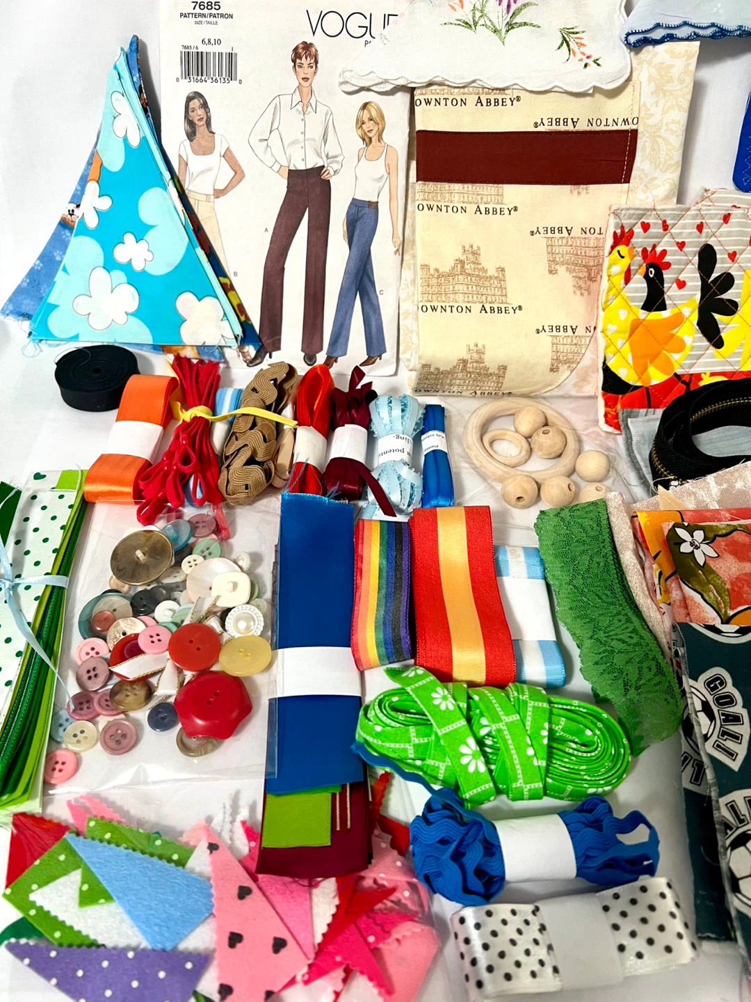 Fabric, Craft, and Sewing Notions Bundle