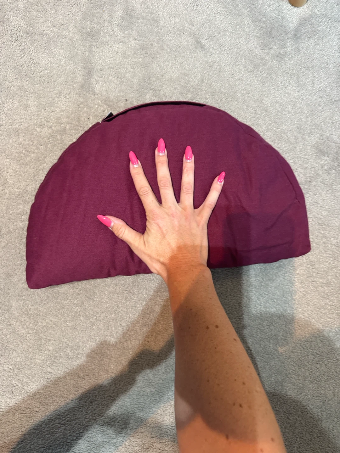 Halfmoon Meditation/ Yoga Bolster Cushion - photo 4
