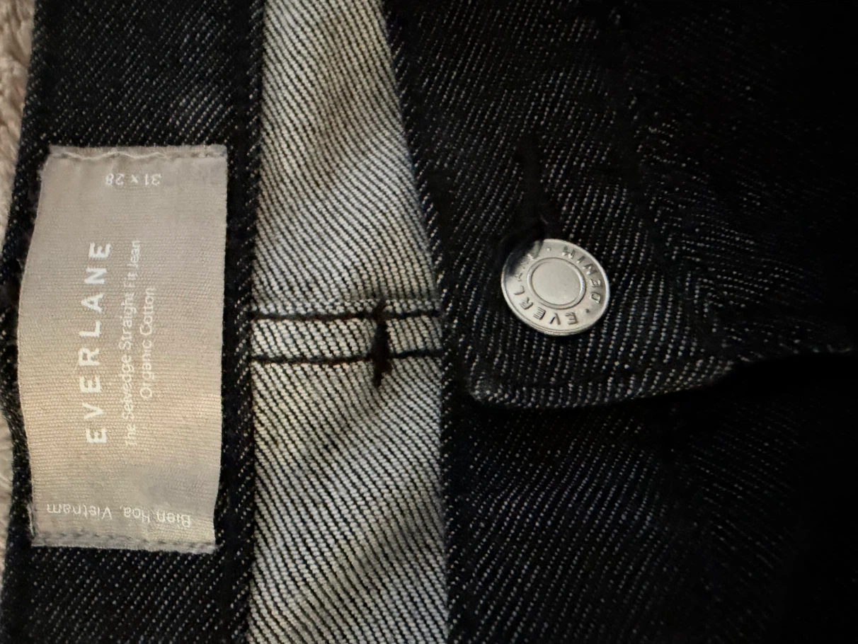 Everlane The Riveted Straight Leg Jeans - photo 3
