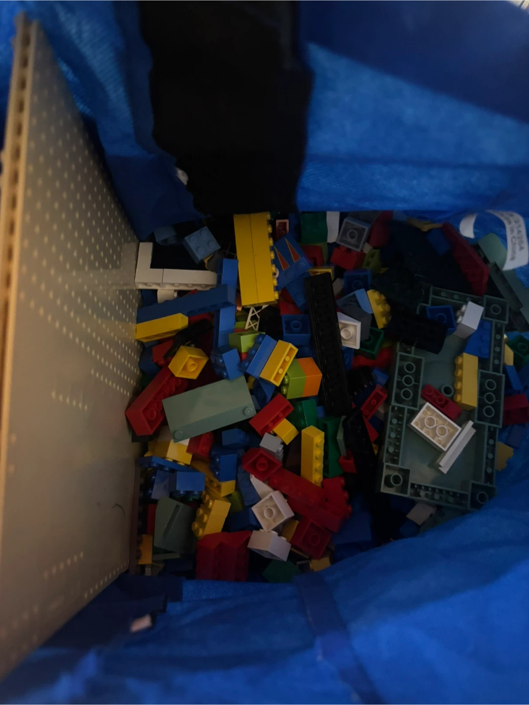 Bag full of mixed legos