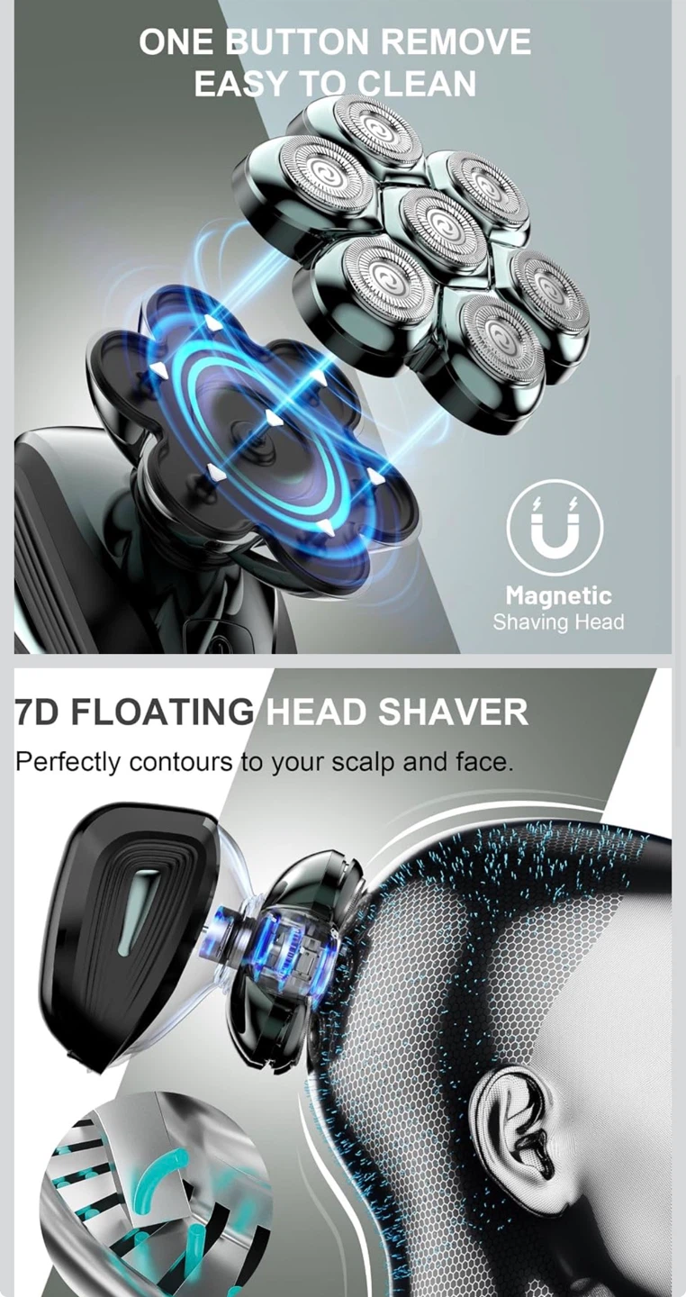 Cyruzi 7D Floating Electric Shaver - photo 2