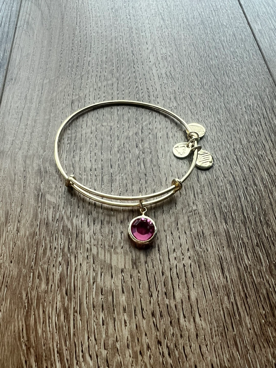 Alex & Ani Bracelet with Pink Gemstone