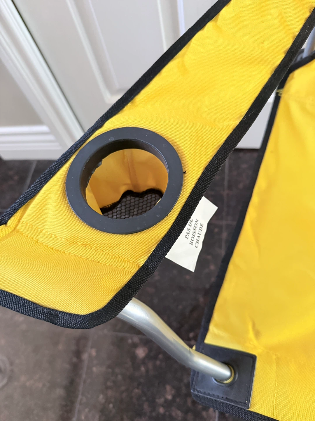 Tera Gear Yellow Camping Chair with Cup Holder - photo 3
