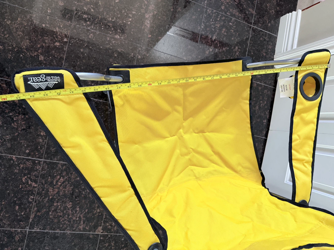 Tera Gear Yellow Camping Chair with Cup Holder - photo 5