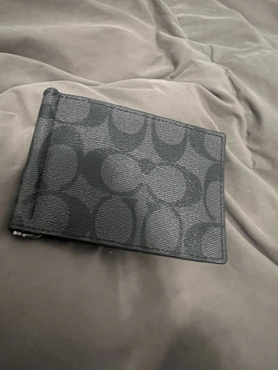 Coach Signature Money Clip Wallet