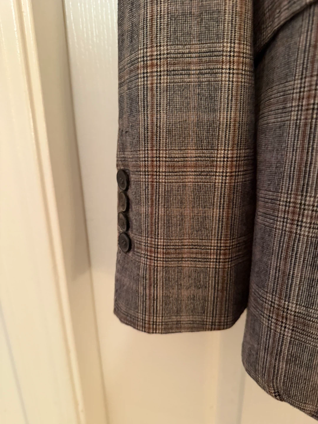 Zara fine wool Plaid Blazer woman - photo 4