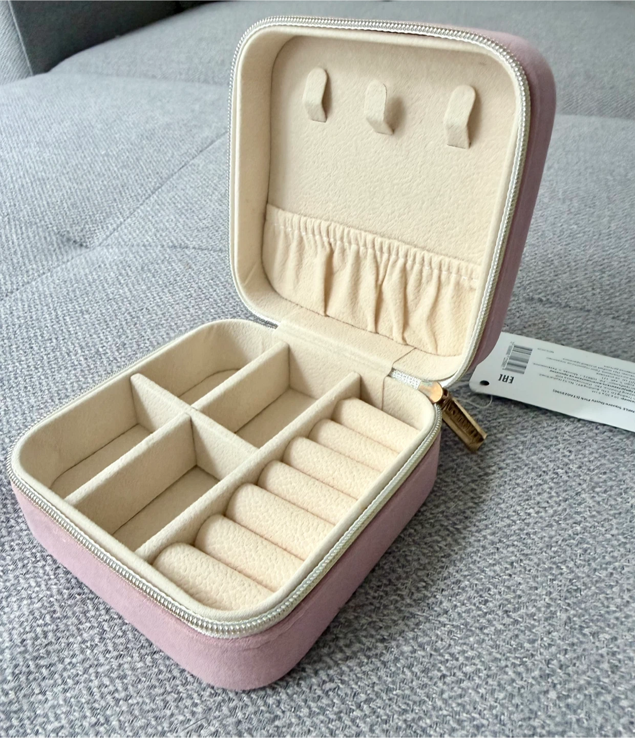 TWINKLE Dusty Pink Travel Jewelry Box – New With Tags - photo 3