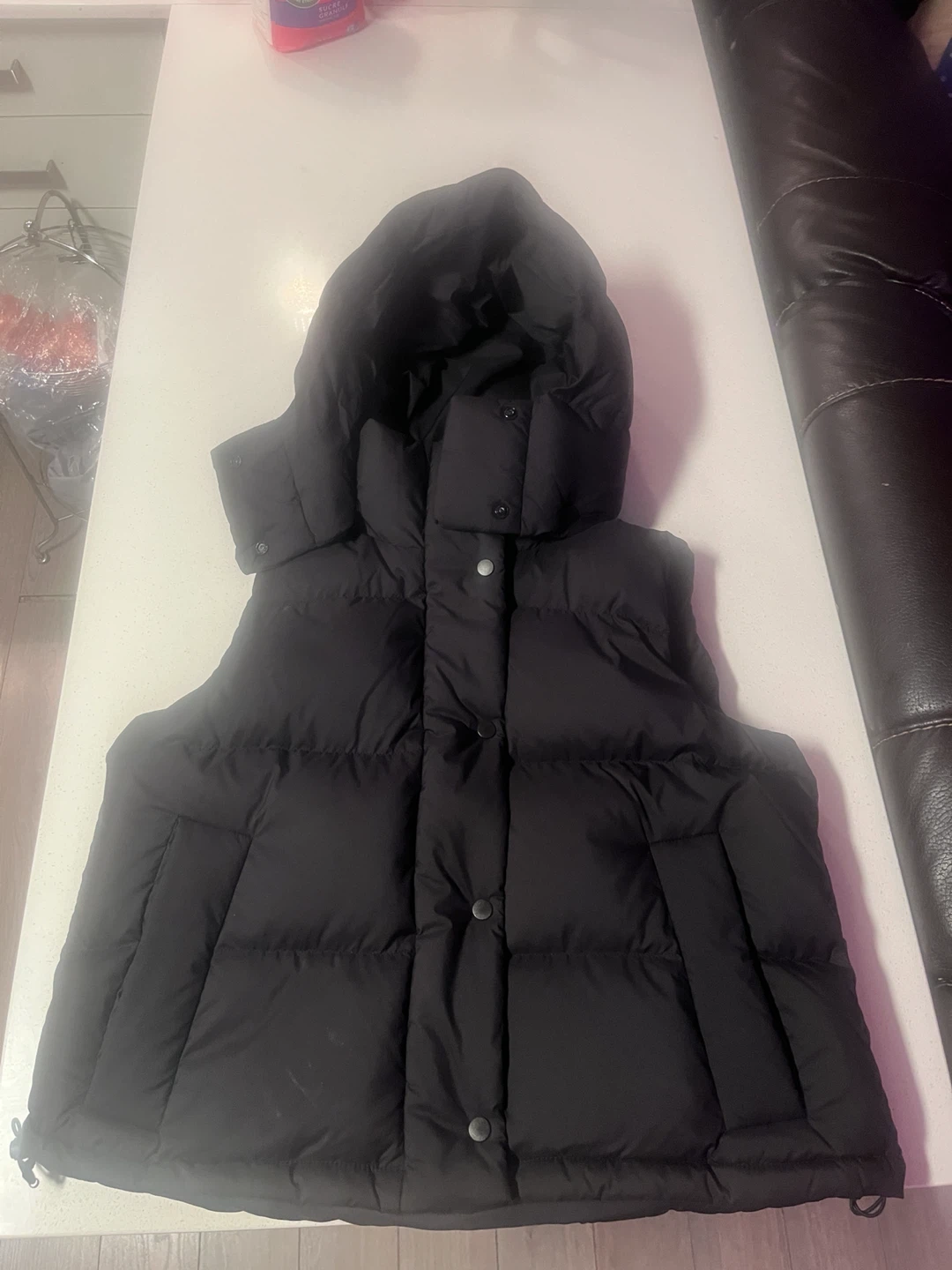 Black Lululemon  Puffer Vest with Hood