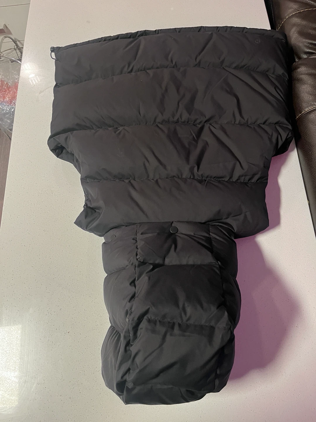 Black Lululemon  Puffer Vest with Hood - photo 2