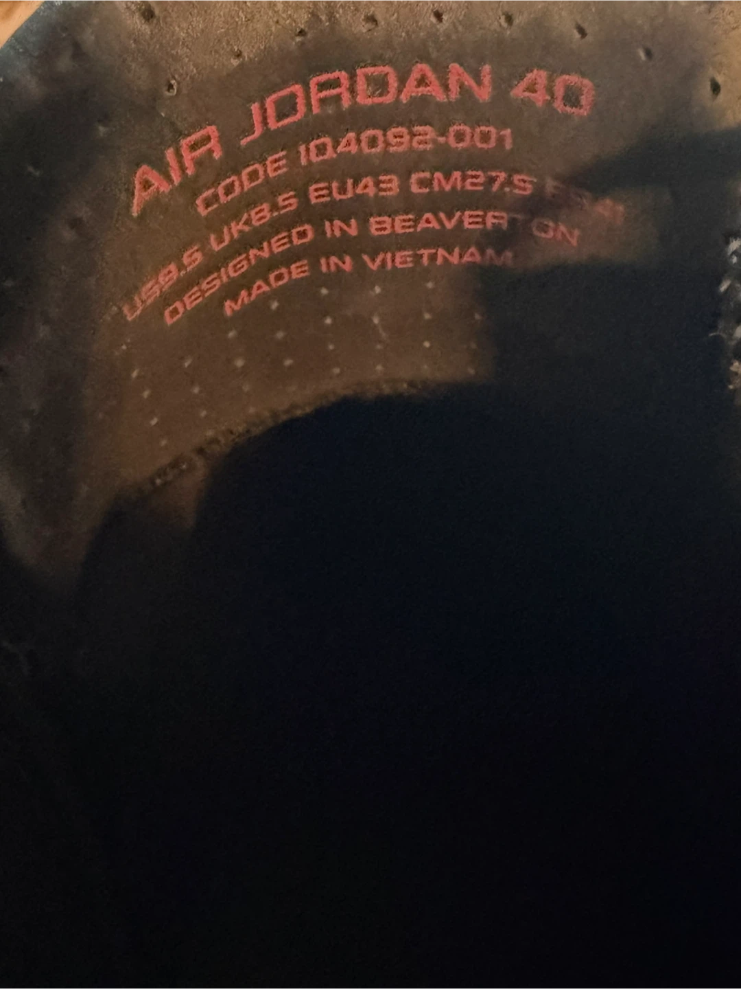 Air Jordan 40 Men's Basketball Shoes - photo 2