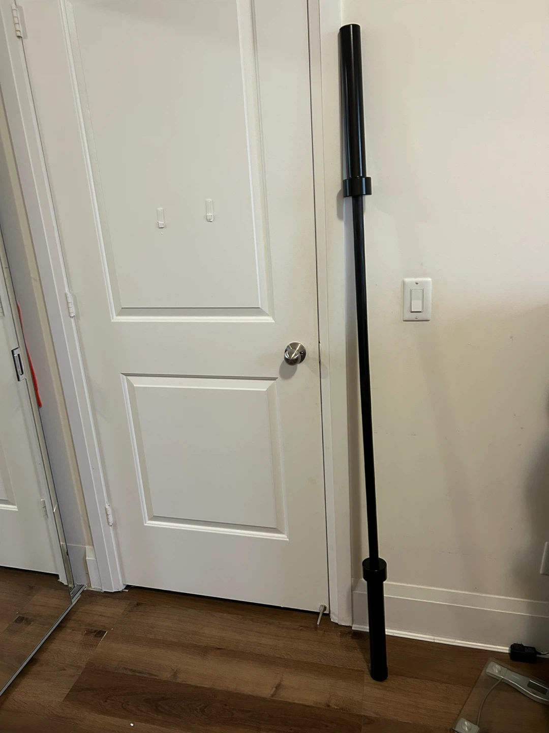 Exercise: 6ft Black Olympic Barbell