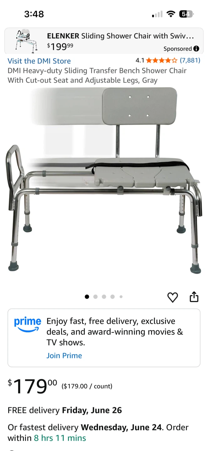 LIKE NEW BATHTUB TRANSFER BENCH (READ LISTING) - photo 4