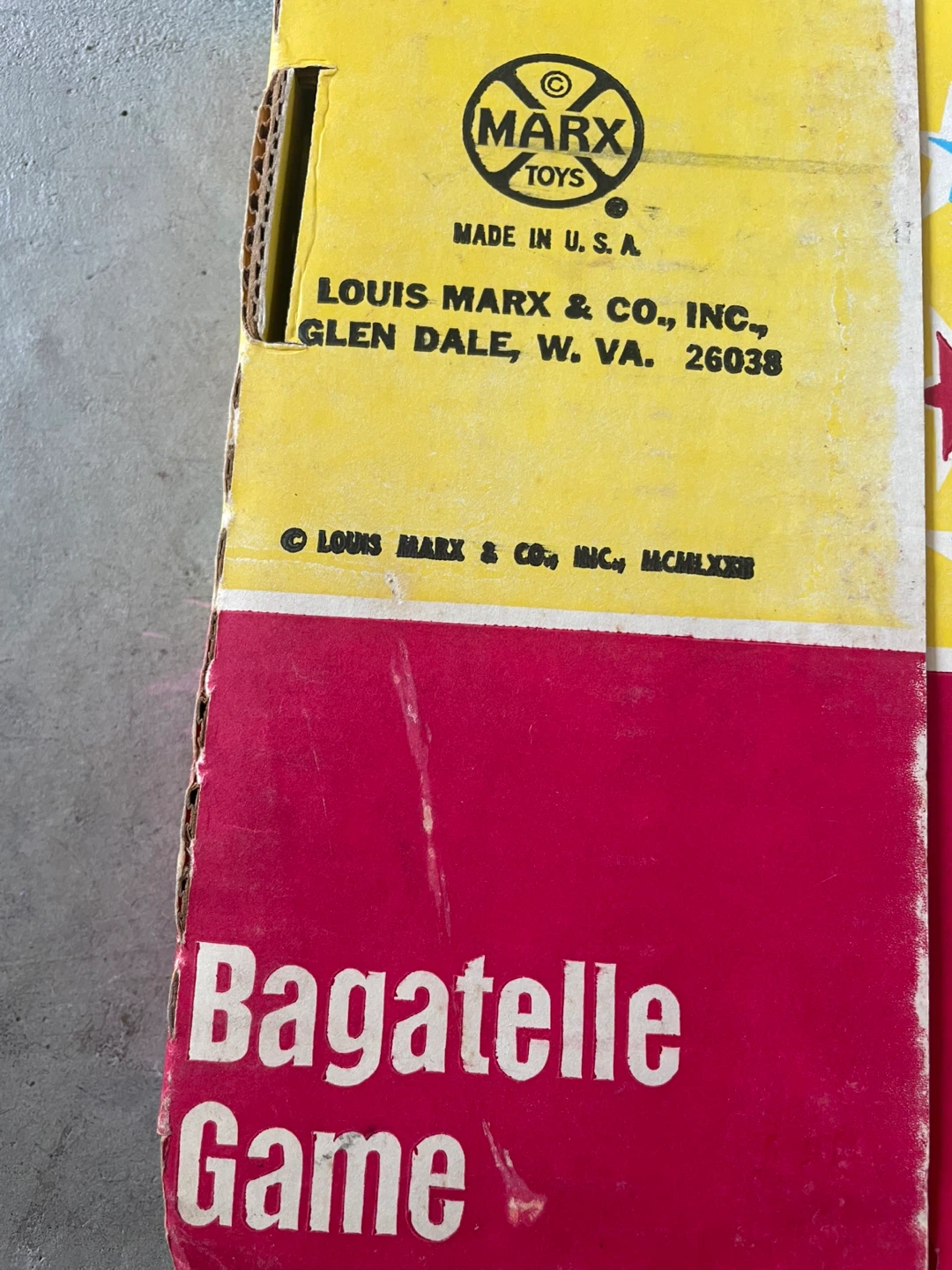 Vintage Marx Play-Line Action Bagatelle Game - still in box - photo 5