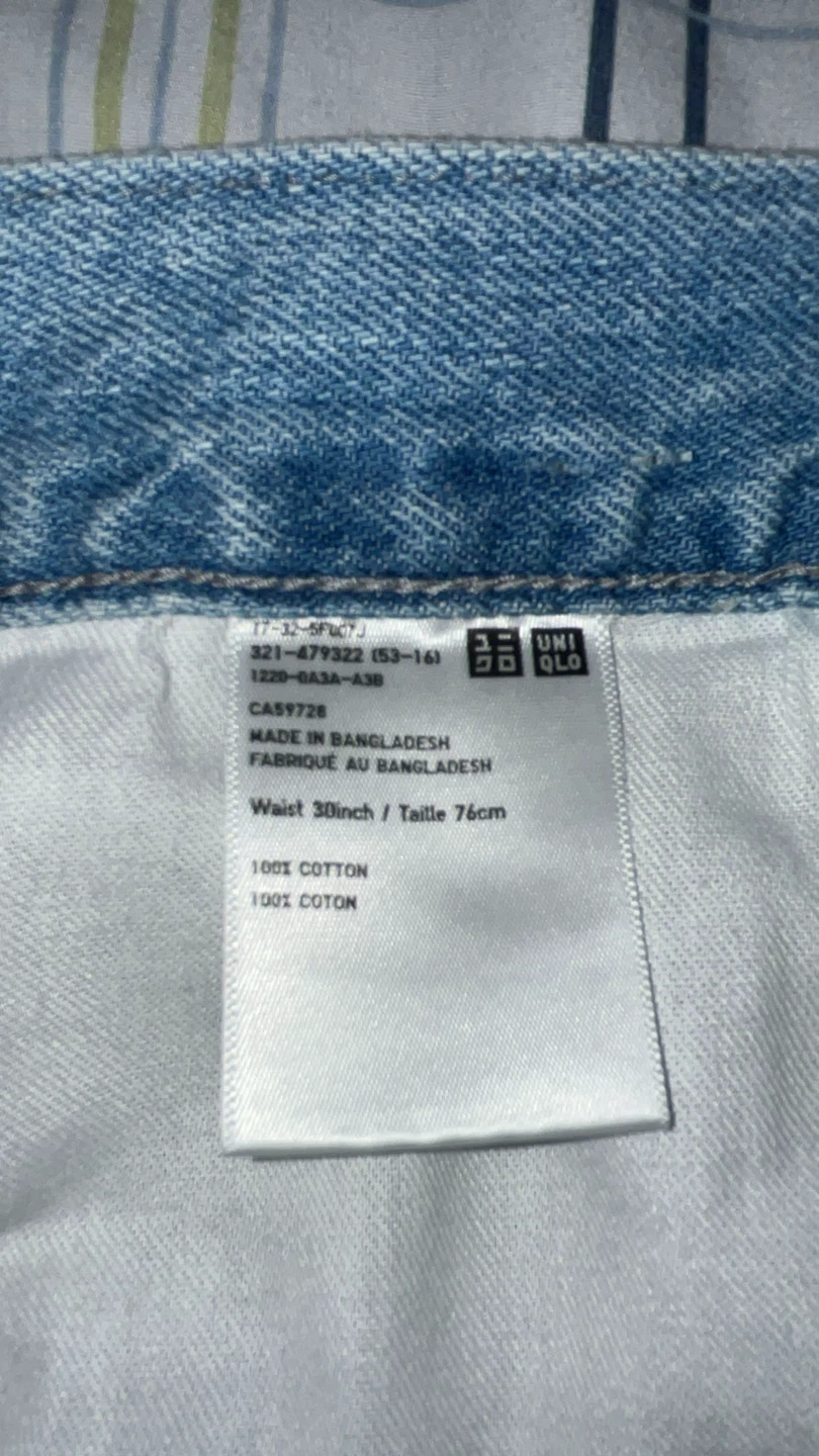 UNIQLO men’s loose fit jeans - photo 3