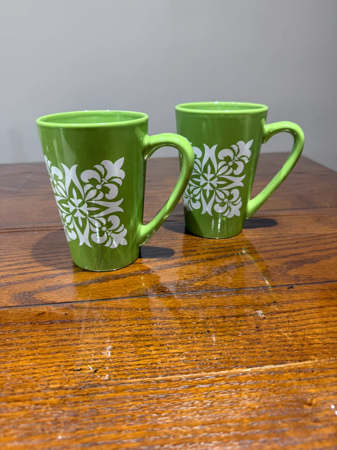 Green mugs