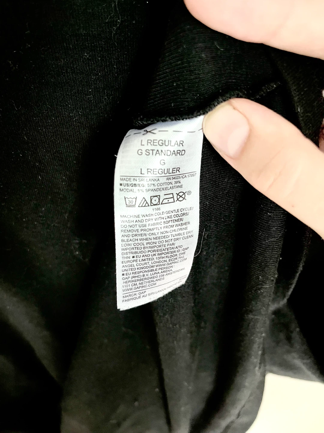 🤰 Gap Maternity Black Ruched T-Shirt - photo 3