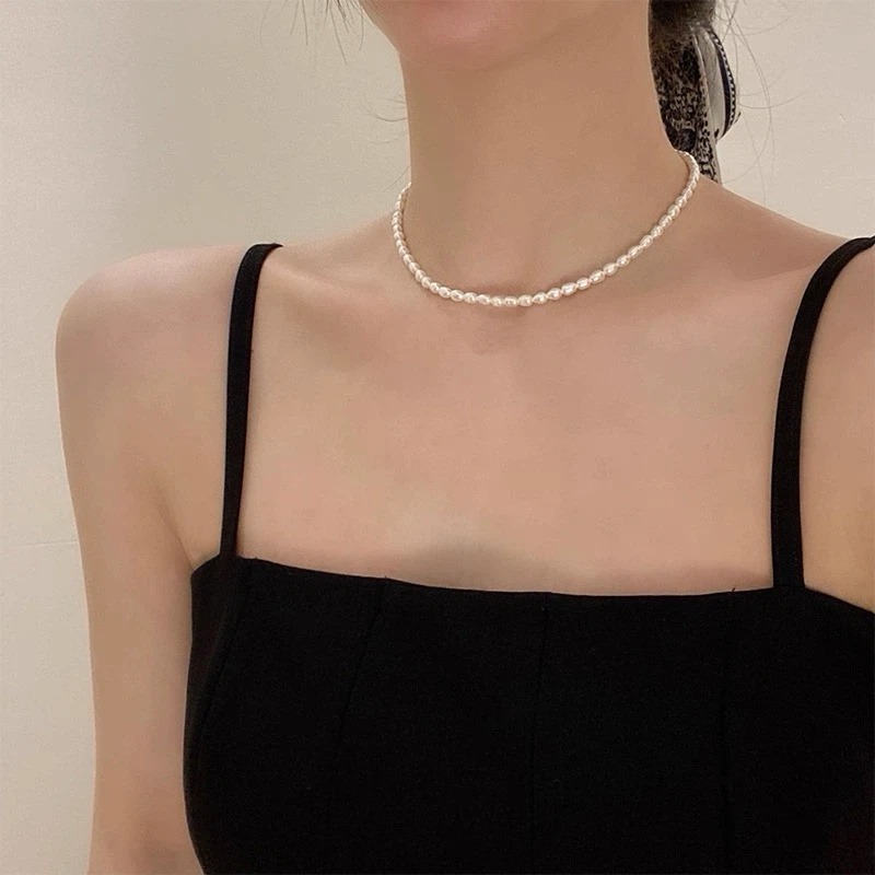 Korean-style pearl  necklace