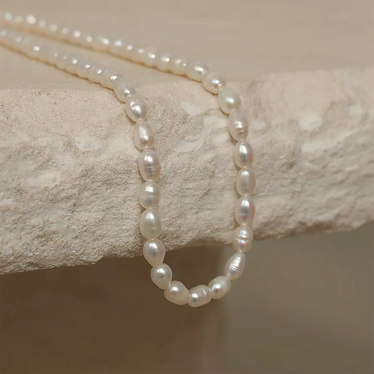 Korean-style pearl  necklace - photo 2