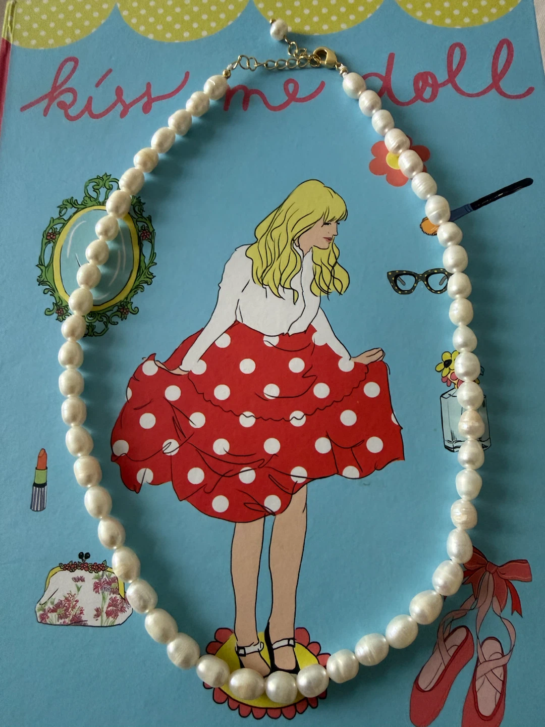 Korean-style pearl  necklace - photo 3
