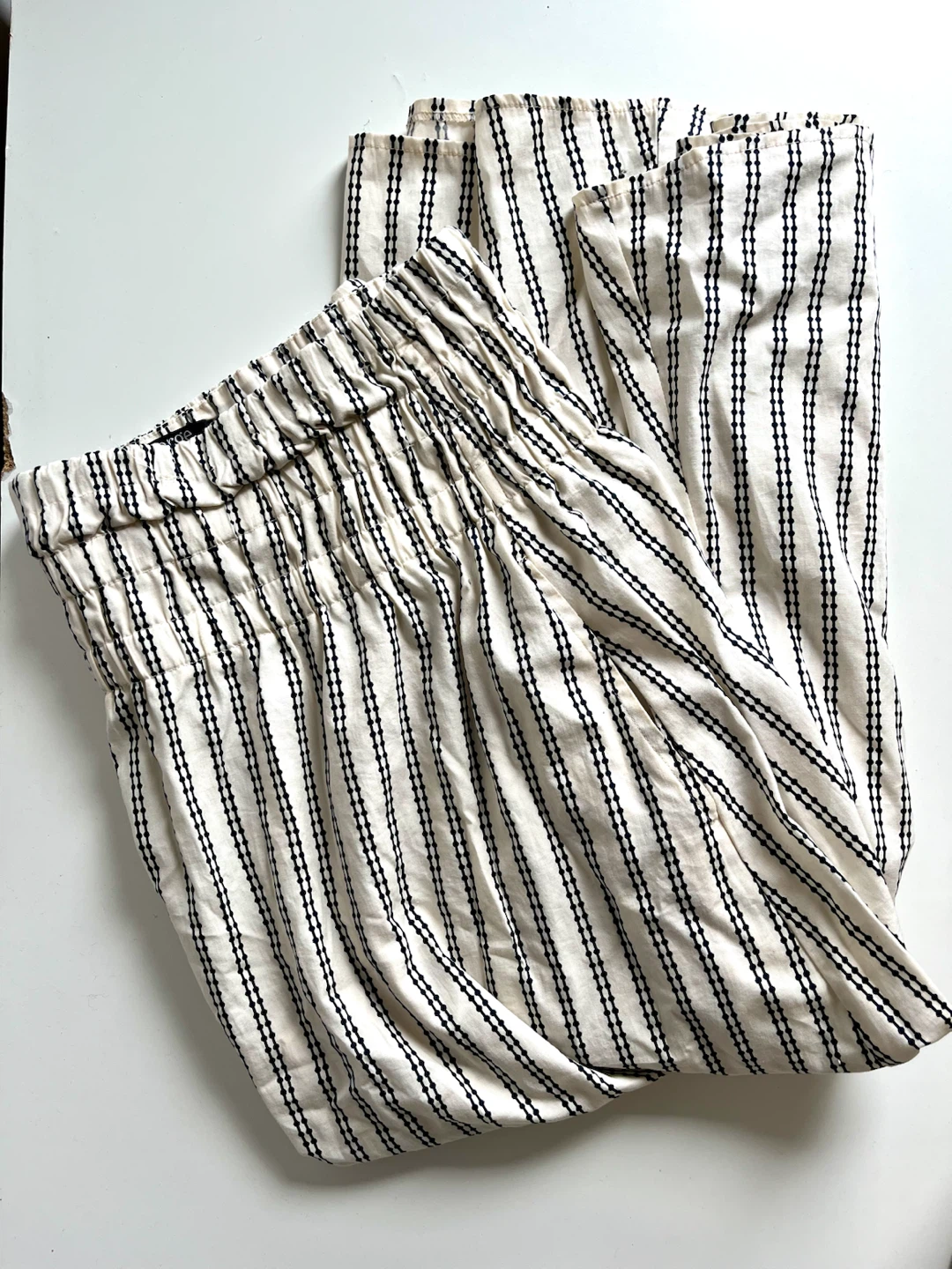 🤍 Striped midi skirt XL