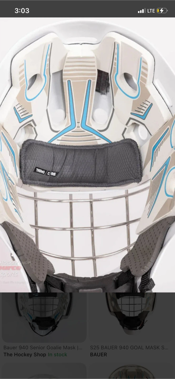 Bauer 940 Senior Goalie Mask - photo 2