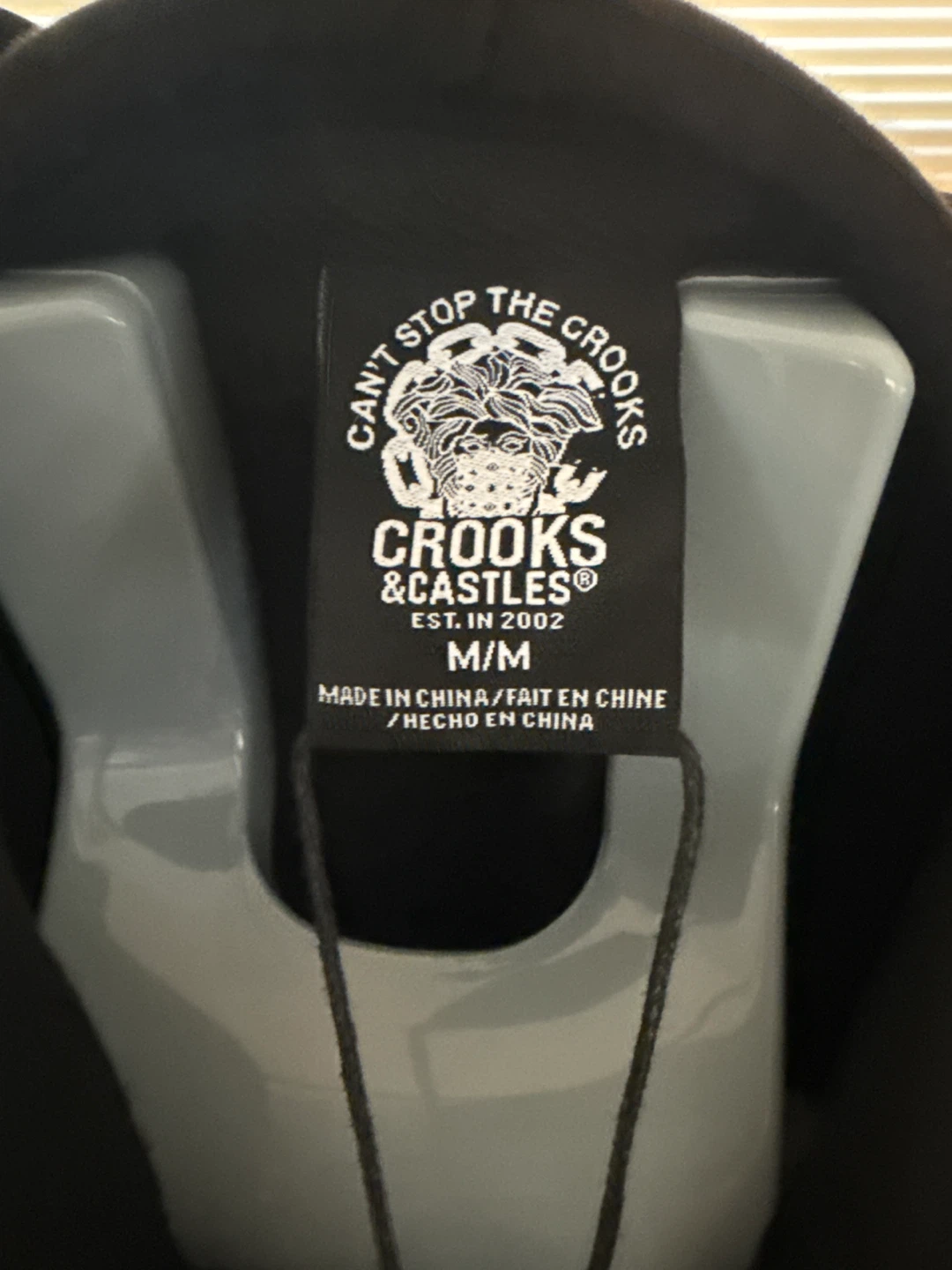 Crooks & Castles Varsity Hoodie Black Size M - photo 5