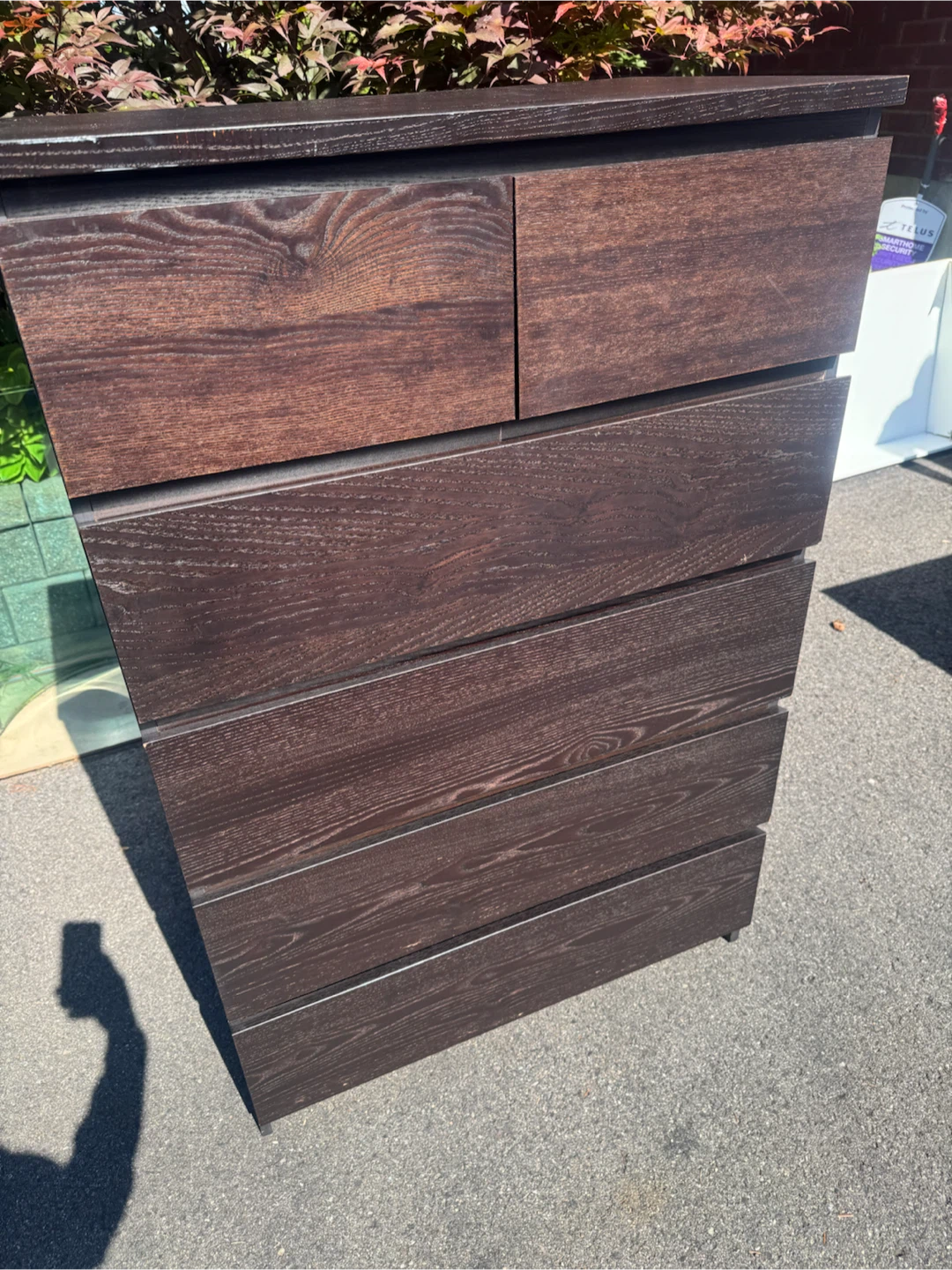 Ikea Dark Brown 5-Drawer Dresser