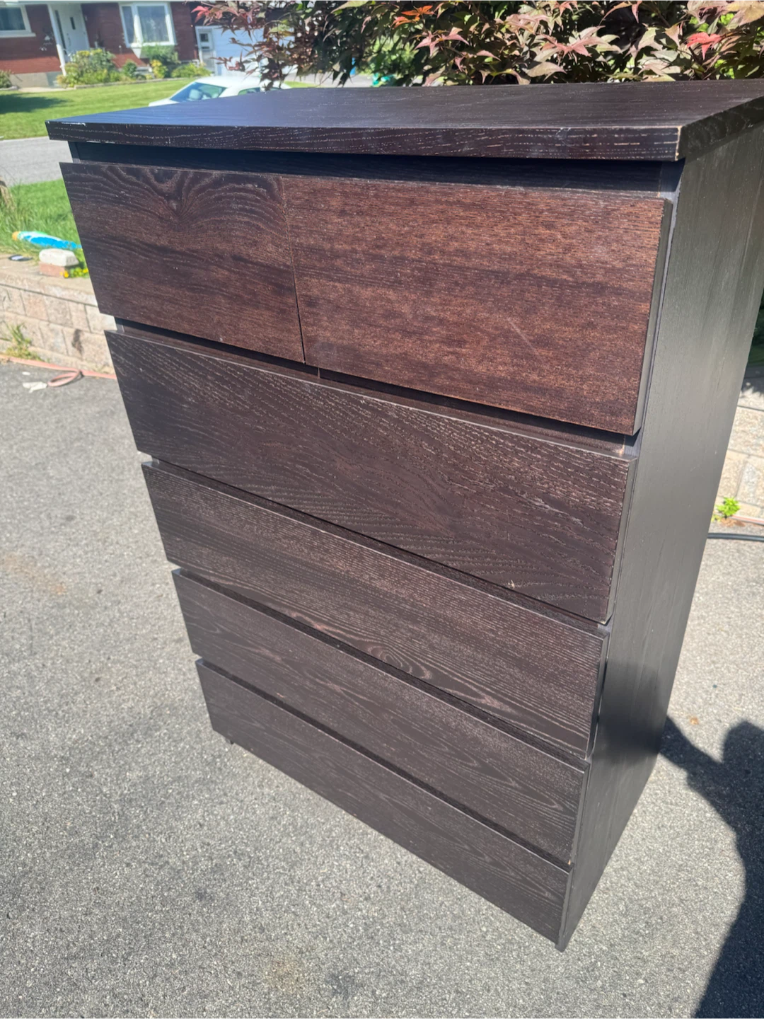 Ikea Dark Brown 5-Drawer Dresser - photo 3