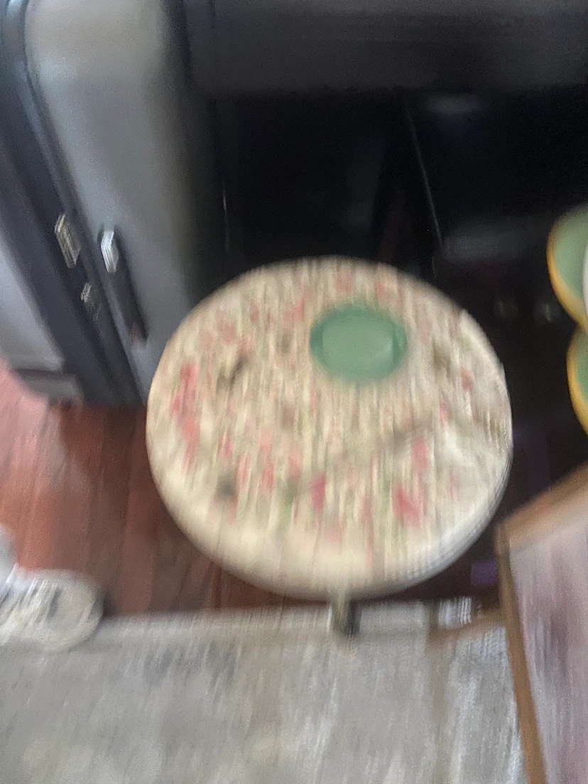 Vintage Mosaic Floral Accent Table - photo 5
