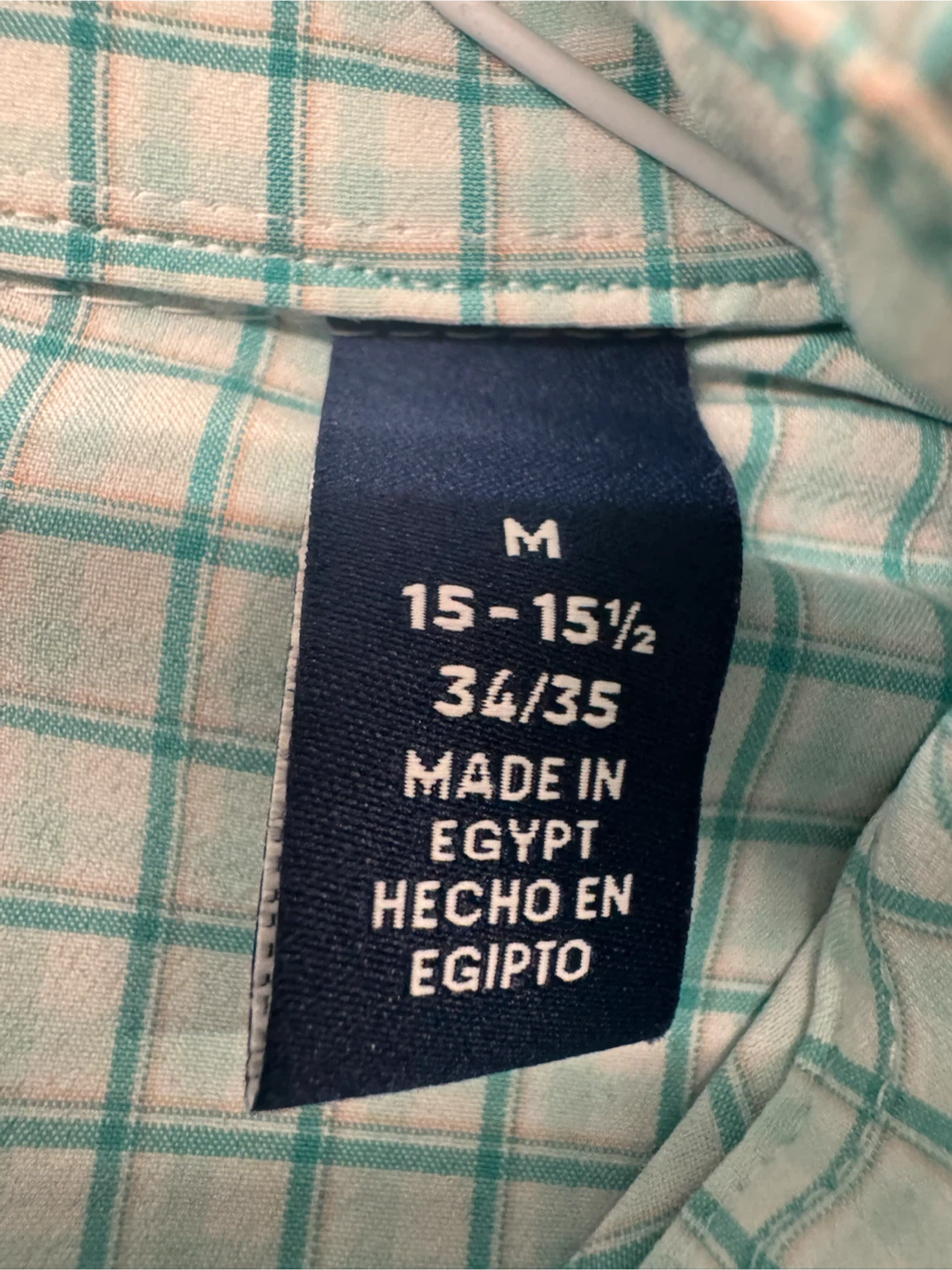 Lands' End Men's Regular Fit Plaid Button-Down Shirt - photo 3