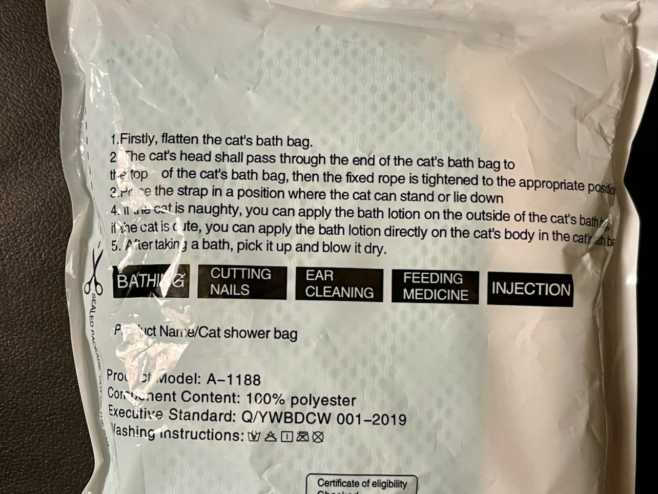 NEW Cat Shower Bag - photo 3