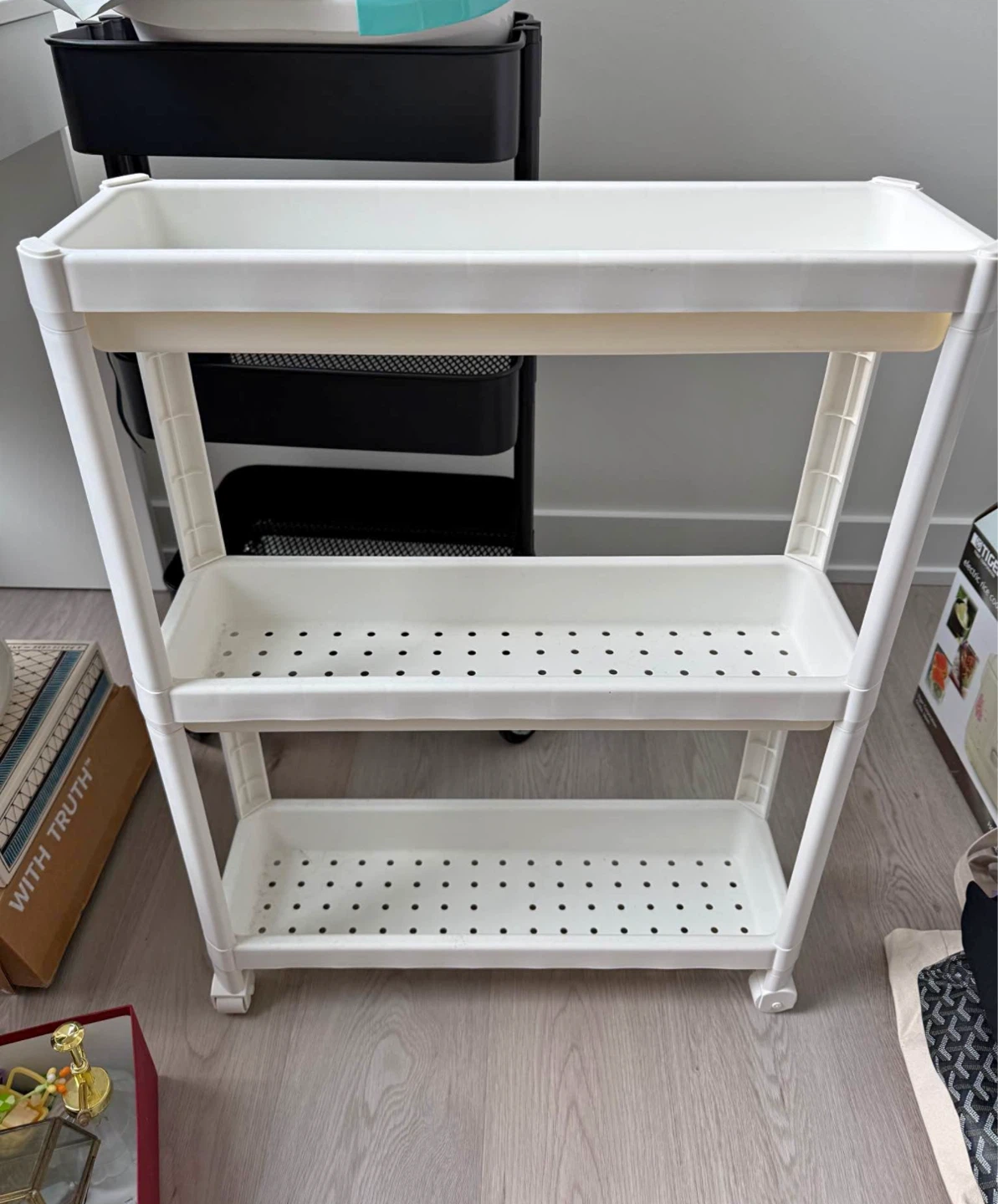 IKEA VESKEN Bathroom Cart - White