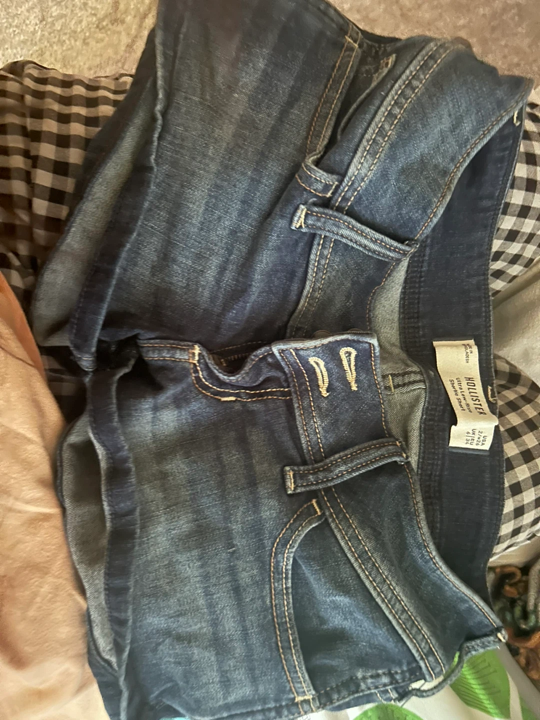 Hollister Ultra Low-Rise Shortie Shorts