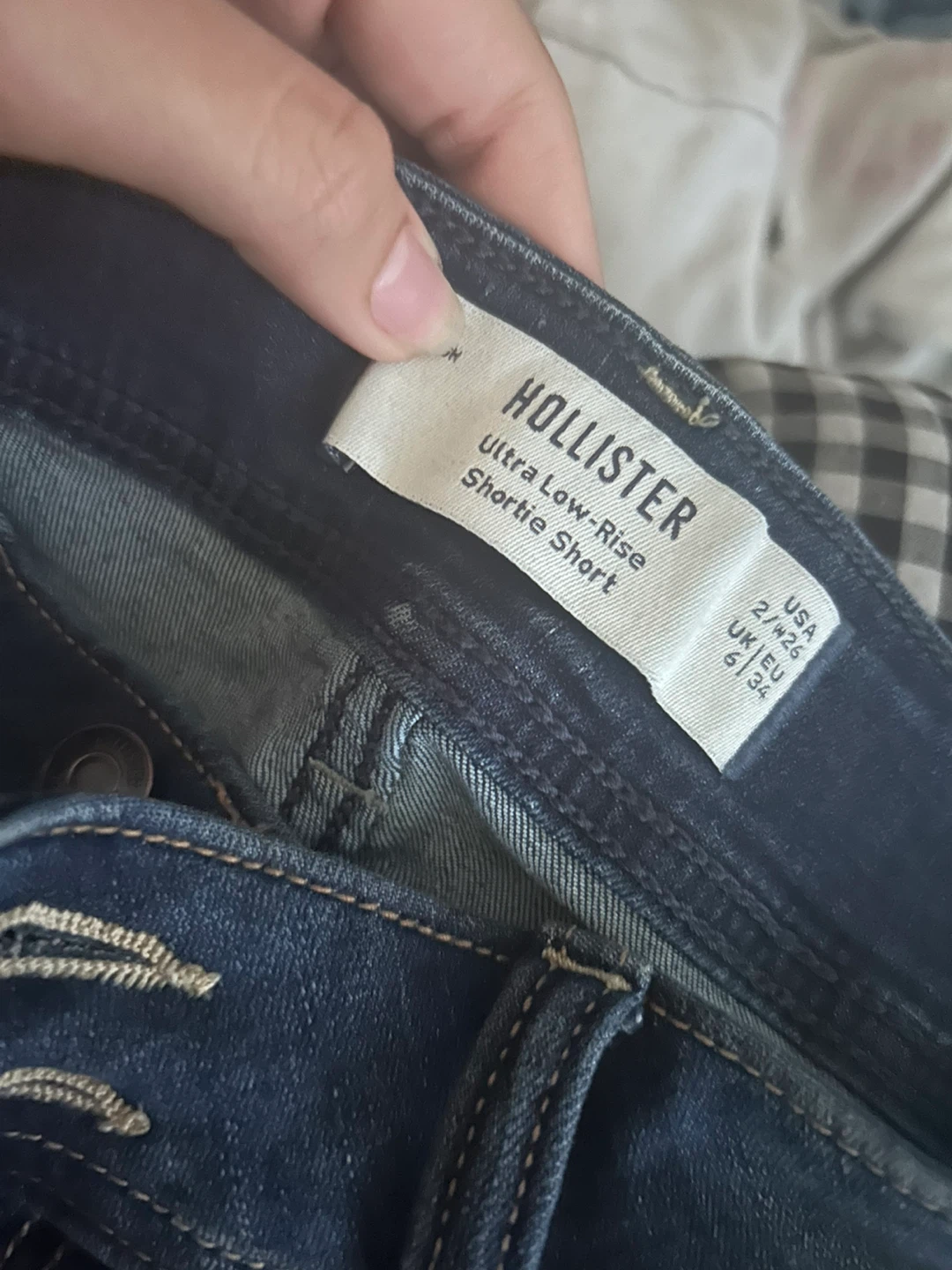 Hollister Ultra Low-Rise Shortie Shorts - photo 2