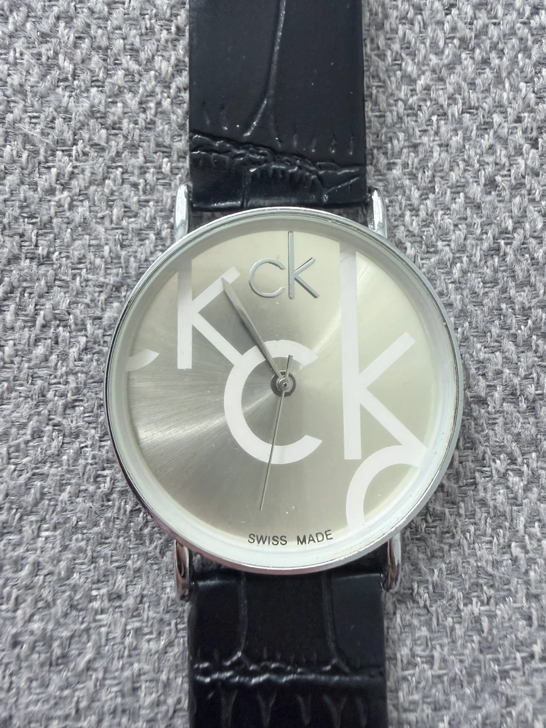 Calvin Klein CK Swiss Made Watch – Genuine Leather