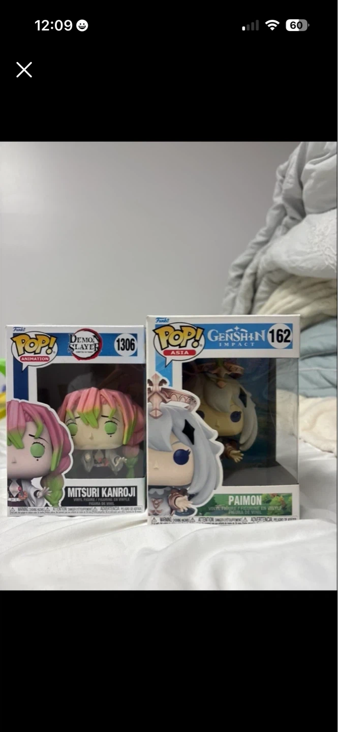 Funko Pop! Mitsuri Kanroji & Paimon Figures