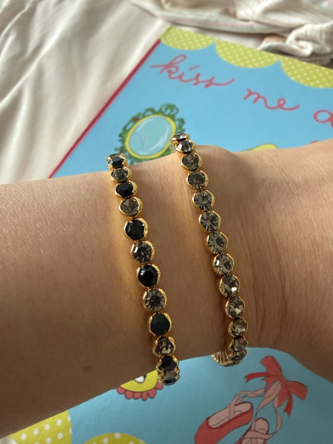 Japanese Rhinestone Bracelet one pair - photo 2