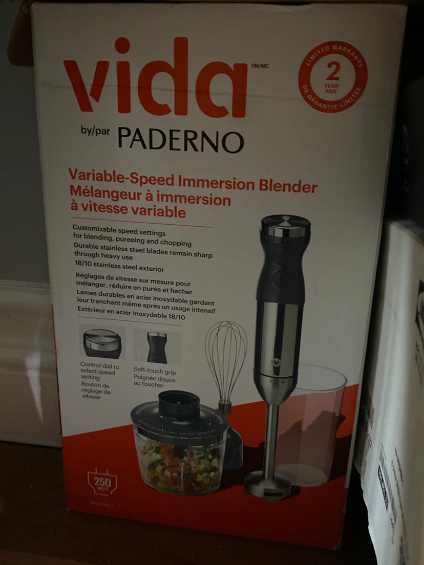 Paderno Variable-Speed Immersion Blender - photo 2
