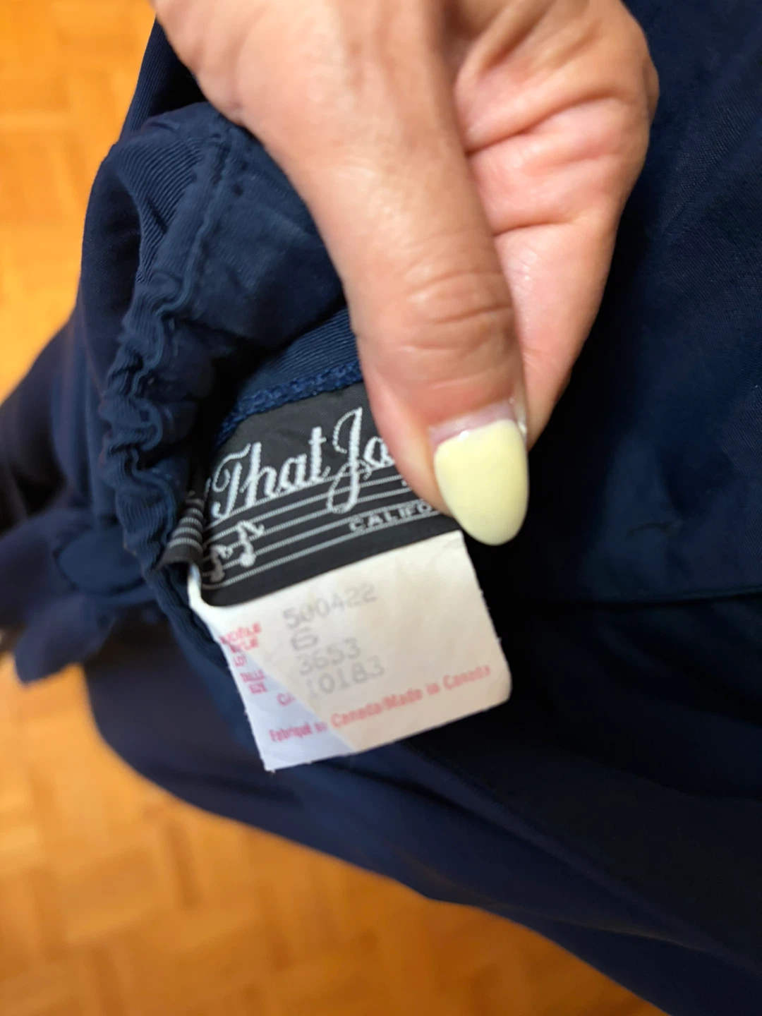 That Jazz Navy Blue Jumpsuit Size 6 - photo 3