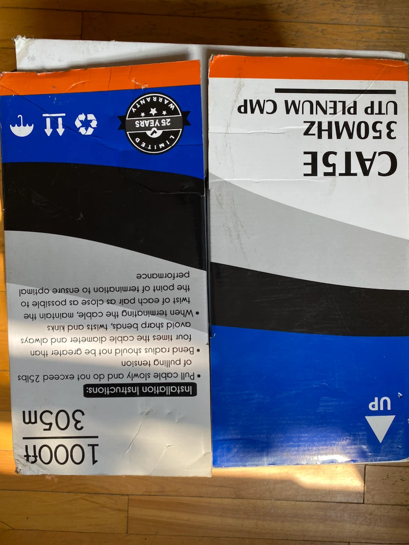 Cat5e Plenum CMP Ethernet Cable 1000ft - photo 3